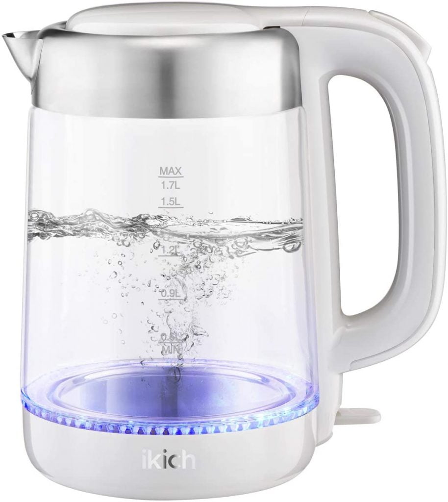 iKich Glass Eco Energy Efficient Kettle