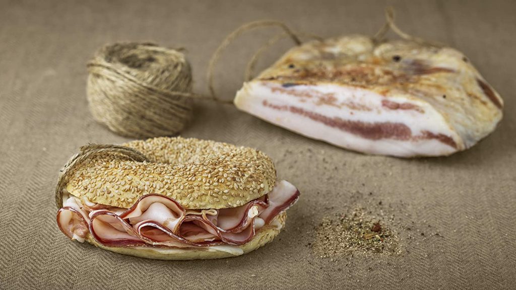guanciale and bread