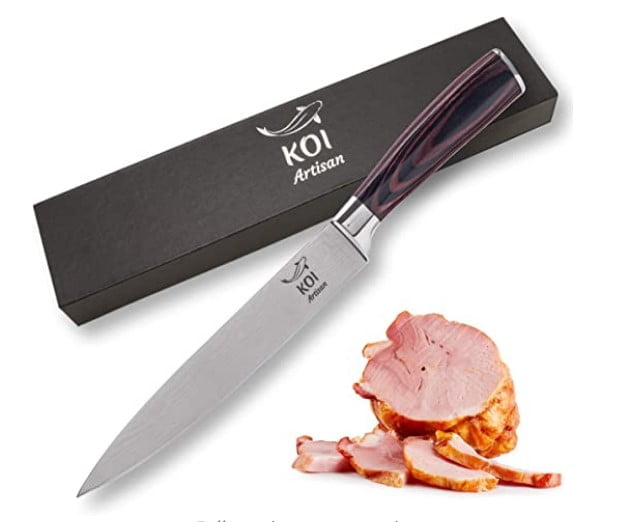Koi Artisan professional carving knife 7.7inch razor sharp blade