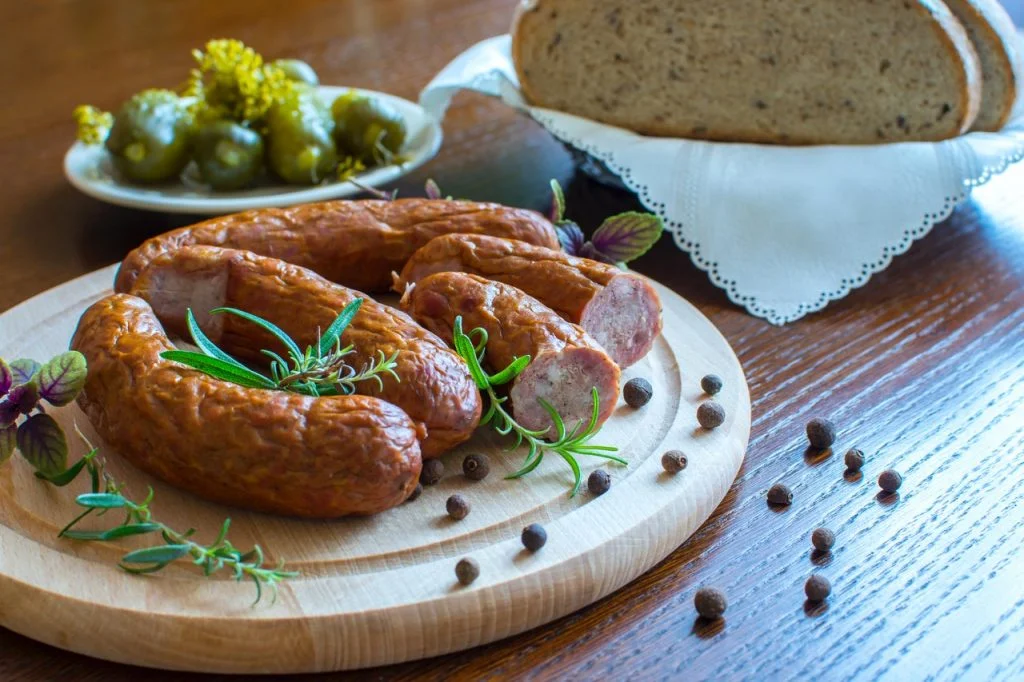frozen sausages