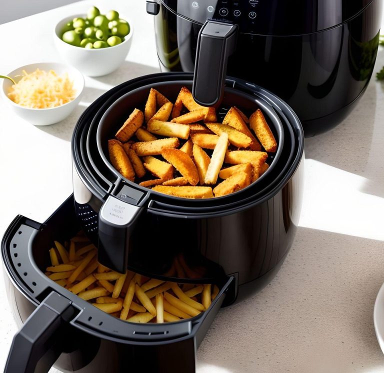 Air Fryers Under £100 - air fryer with drawers open